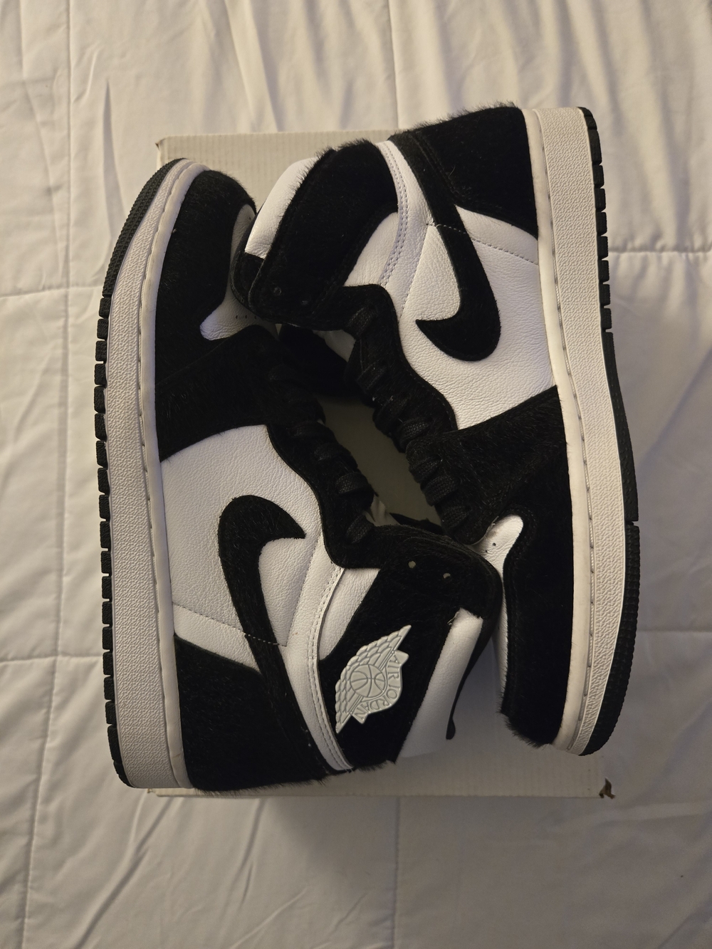 Jordan 1 Retro High Twist (Womens) Size 8.5 RB BLACK & WHITE (SLIGHTLY USED)VNDS